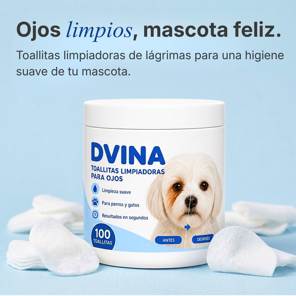 DVINA - Toallitas Oculares Para Mascotas