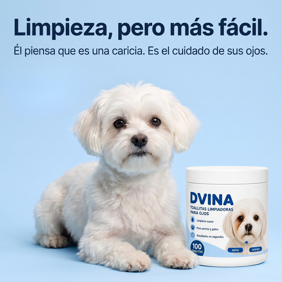 DVINA - Toallitas Oculares Para Mascotas
